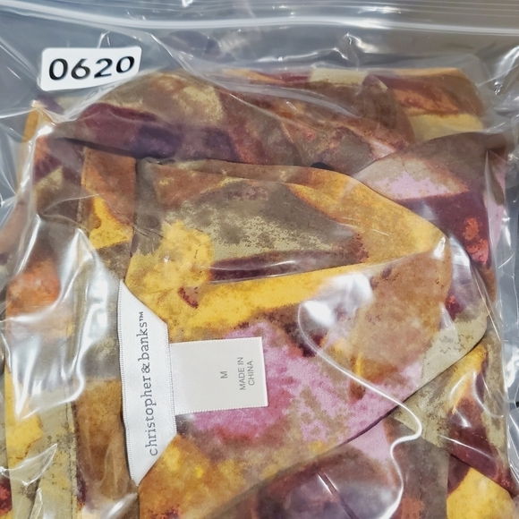 Christopher and banks Womens Multicolor 4 Pockets  jacket size M - Picture 12 of 12